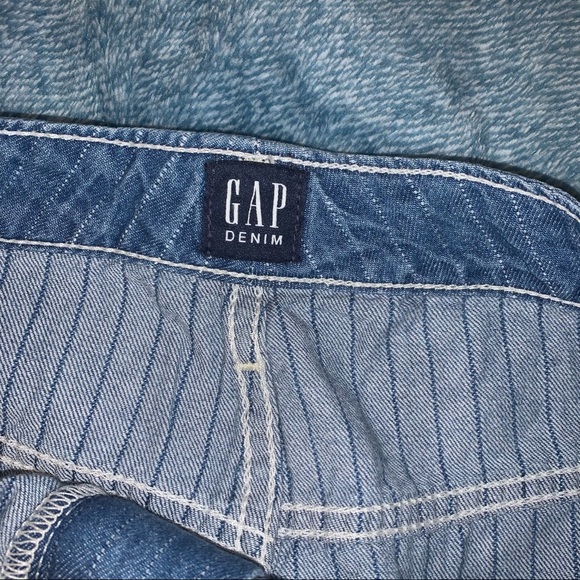 GAP Pinstripe Denim Skirt - Picture 5 of 6